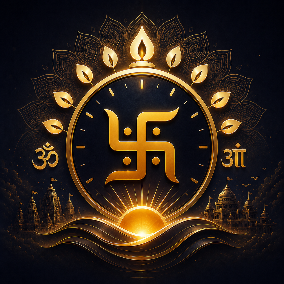 Dark mode Shubh Muhurat artwork